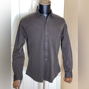 MSRP $345 Ralph Lauren Black Label Made in Italy Sz Large Dress Shirt​